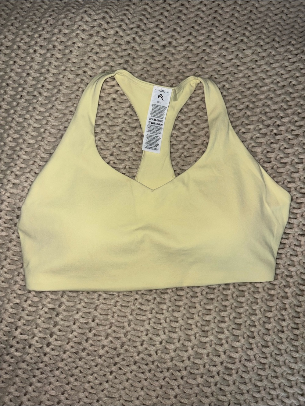 ONER - SoftMotion™ Sports Bra | Pastel Yellow